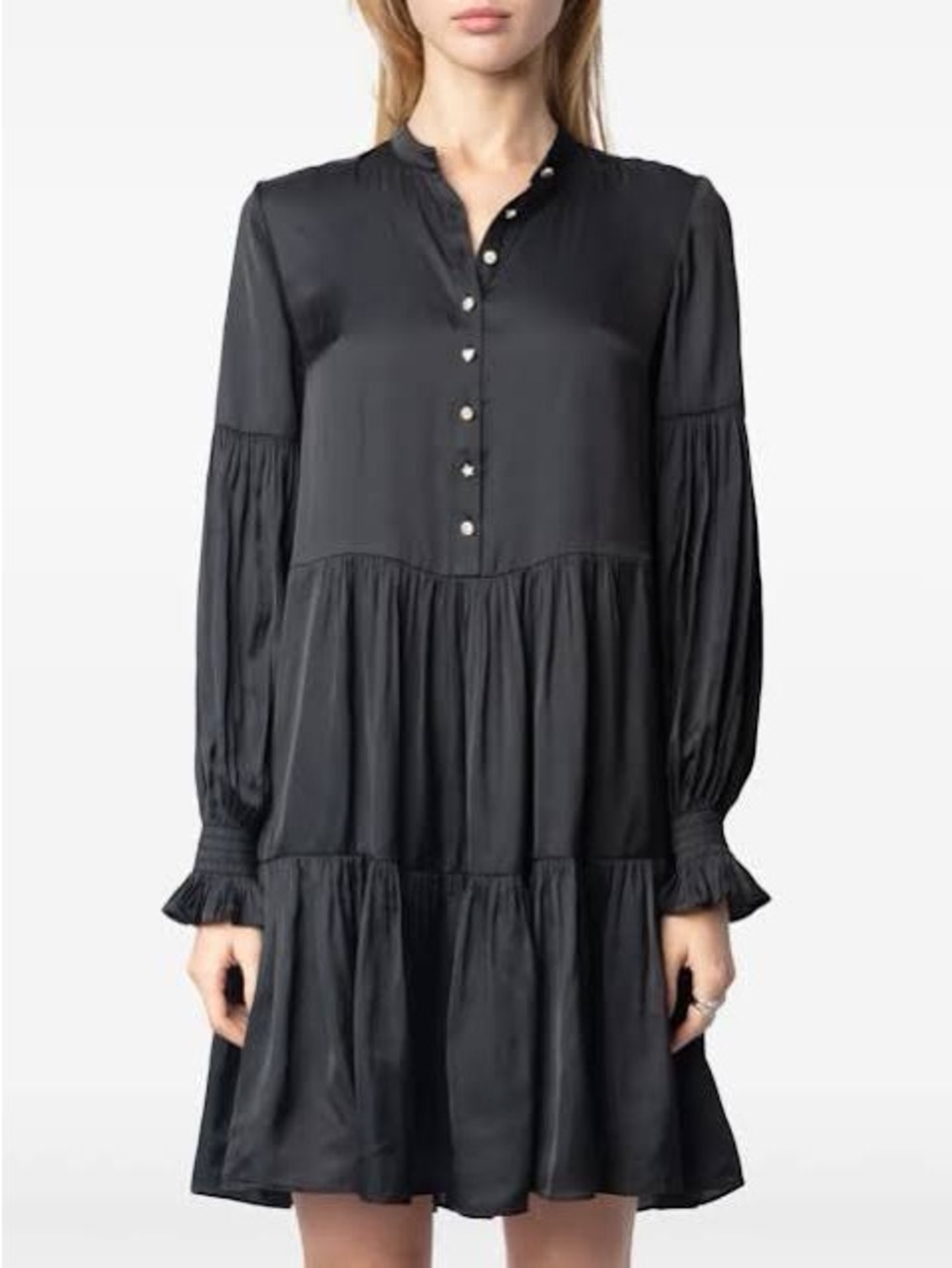 The Normal Brand  Tiered Long-Sleeve Dress